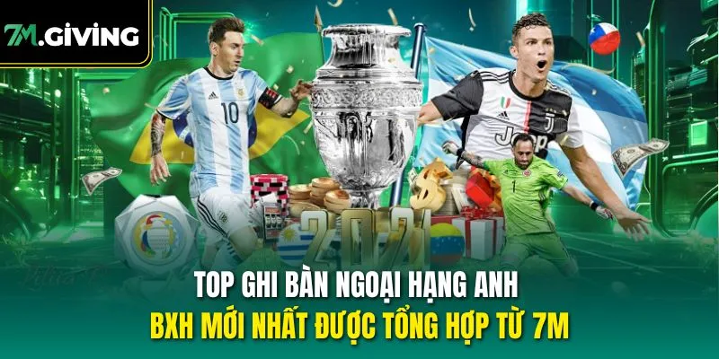 Top ghi bàn Ngoại Hạng Anh - tổng hợp mới nhất từ 7M